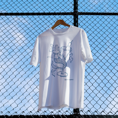 CAMISETA SIRENA BLANCA CAMISETA BLANCA SIRENA