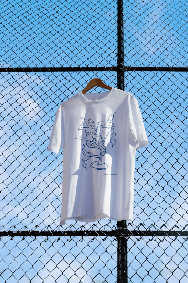 CAMISETA SIRENA BLANCA CAMISETA BLANCA SIRENA