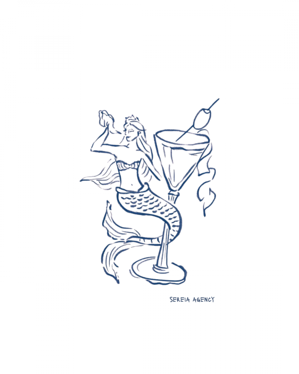 DISEÑO SIRENA Camiseta Sirena Blanca